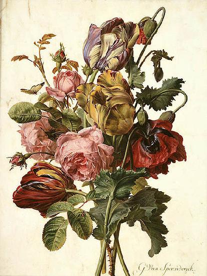 Gerard van Spaendonck Bouquet of Tulips